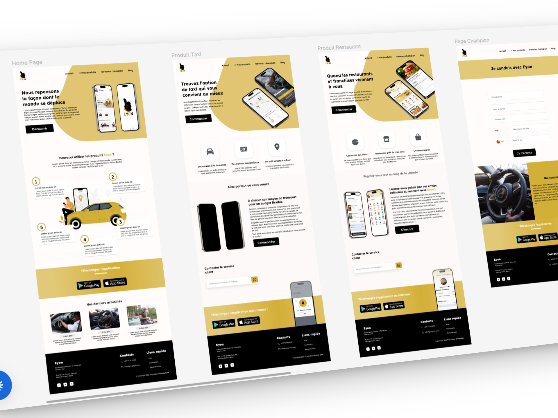 Eyon Landing Page
